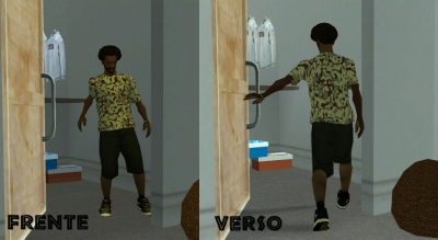 Camouflaged Army Shirt